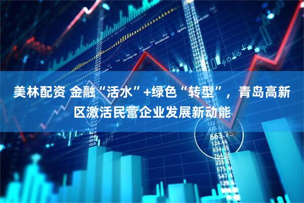 美林配资 金融“活水”+绿色“转型”，青岛高新区激活民营企业发展新动能