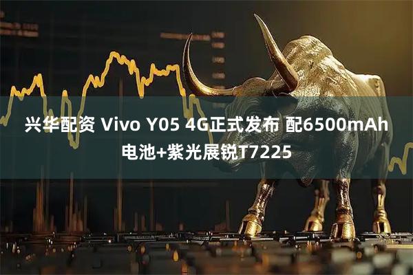 兴华配资 Vivo Y05 4G正式发布 配6500mAh电池+紫光展锐T7225