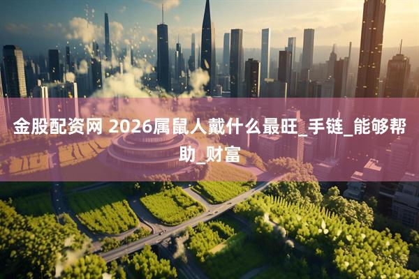 金股配资网 2026属鼠人戴什么最旺_手链_能够帮助_财富
